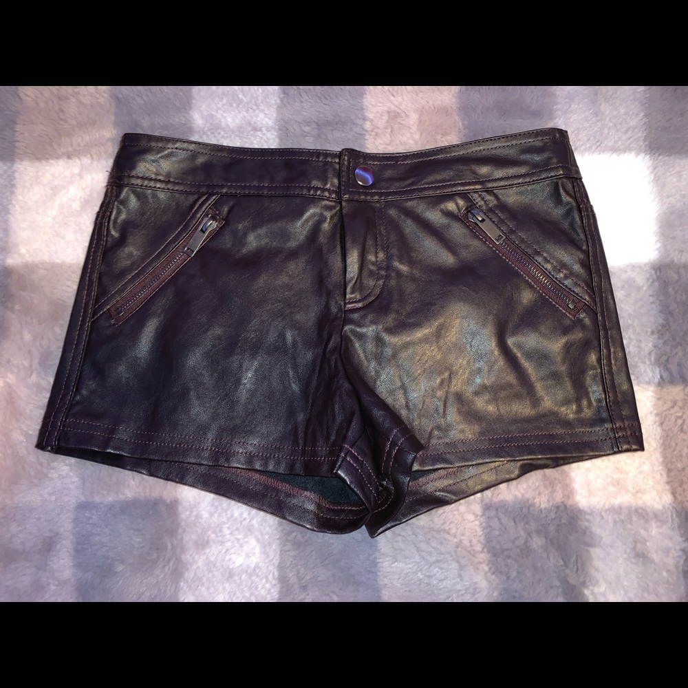Leather Shorts